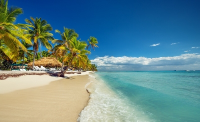 Traumstrand in der Dominikanischen Republik (ValentinValkov / stock.adobe.com)  lizenziertes Stockfoto 
Infos zur Lizenz unter 'Bildquellennachweis'